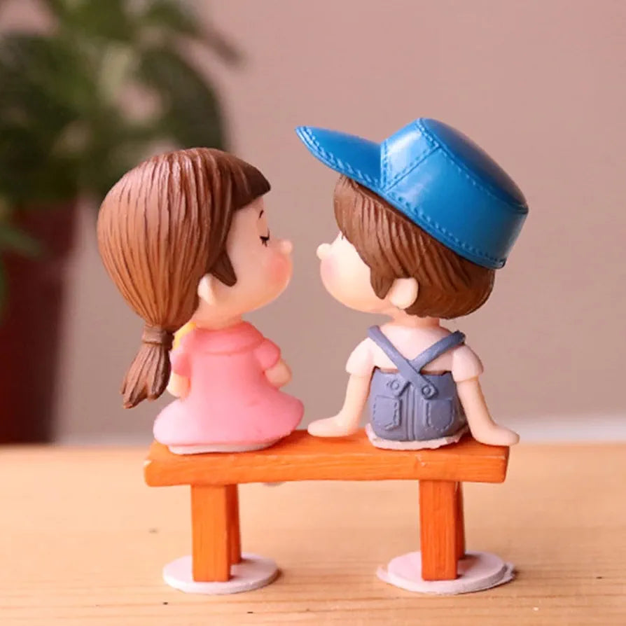 Satyam Kraft 1 Set Romantic Couple Miniature Figurines