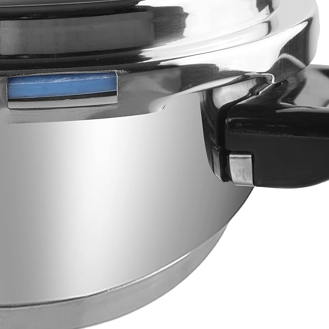 Vinod Stainless Steel Pressure Cooker 4.5 Litres | Also Use as Deep Fry Pan | Sandwich Bottom