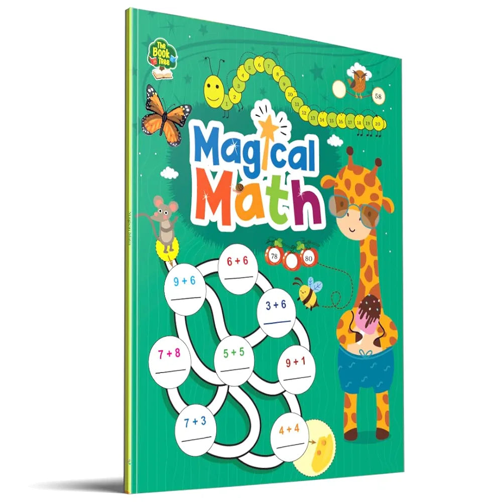 Magical Math Sheets Majestic Book Club Magical Math Activity Book for Kids Addition and Su ...