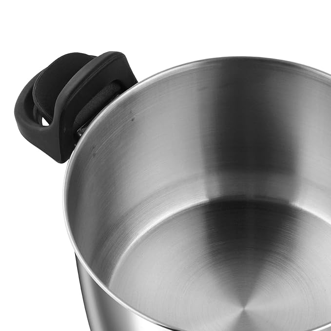 Vinod Stainless Steel Cookware Pasta, Noodle Steamer Pot With Lid - 4 Litres | Rice | Veggies Stainer Pot | Sandwich Bottom | Handle With Lock