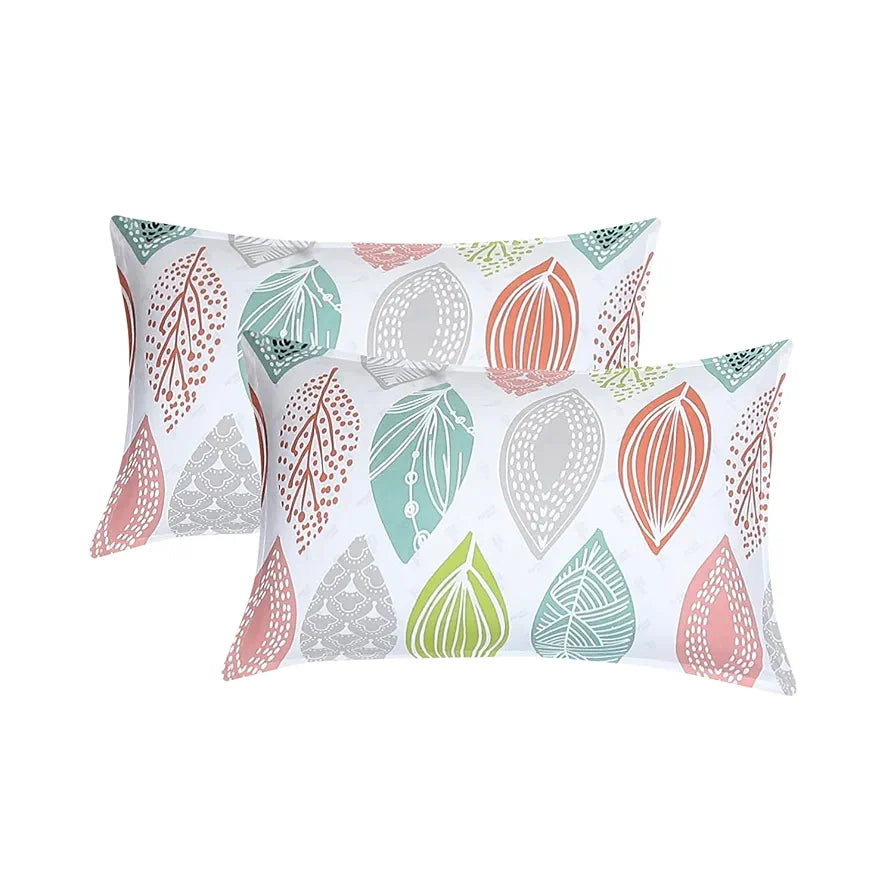 Status Contract Spring Summer Collection Rich Double Bedsheet with 2 Pillow Colour Floral