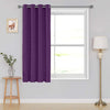 Divine Casa 5 Feet Luxurious Velvet Blackout Curtain Thermal Insulated & Room Darkening Premium Noise Reducing Single Window Panel Colour Plum (Pack of 1)