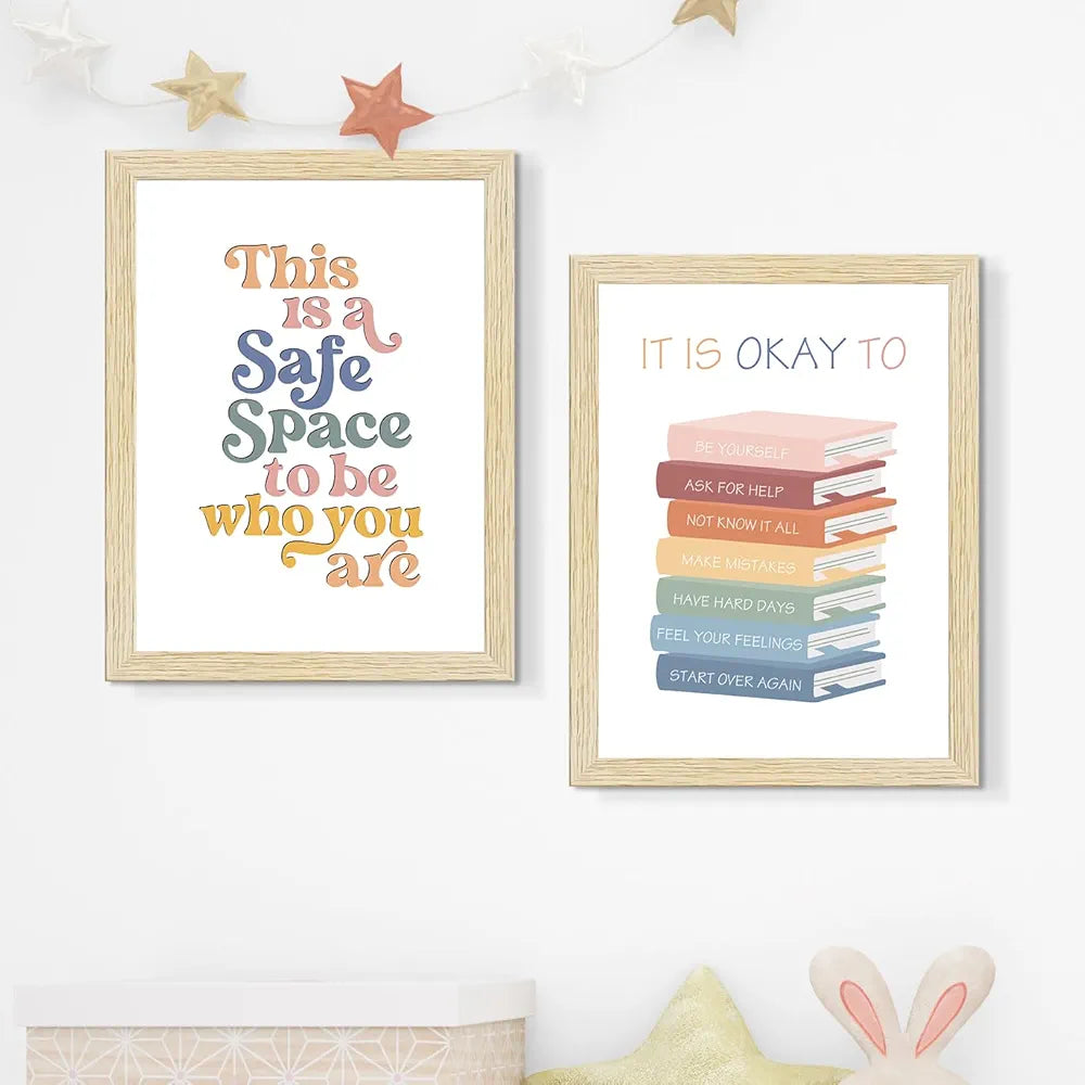 ArtX Paper Motivational -01 Quotes Wall Paintings Animals Set Of 6