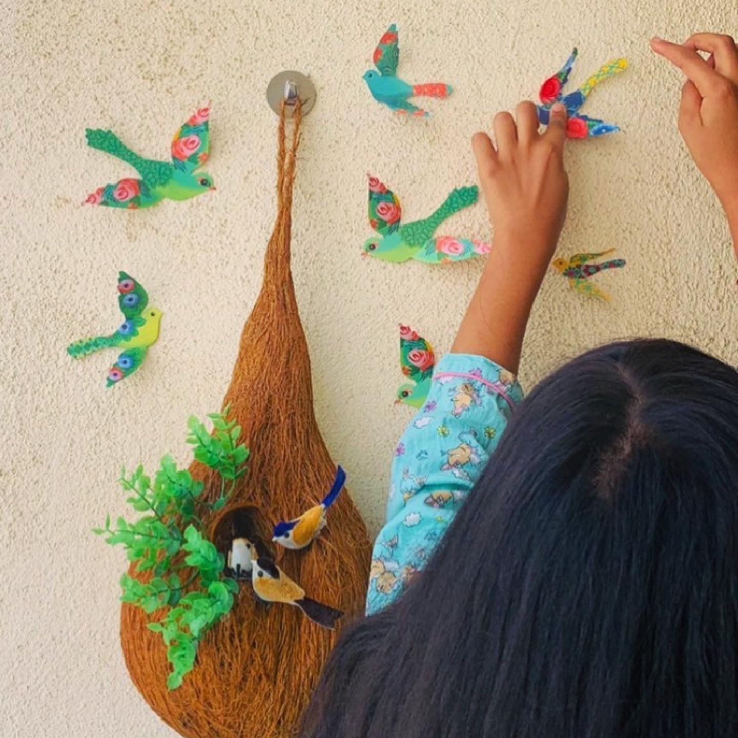 3 Packs of 24 Decorative Paper Birds - 72 Birds