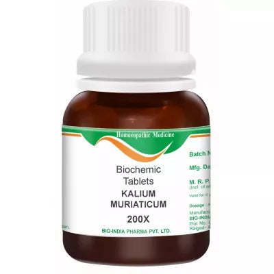 Bio India Kalium Muriaticum Biochemic Tablet