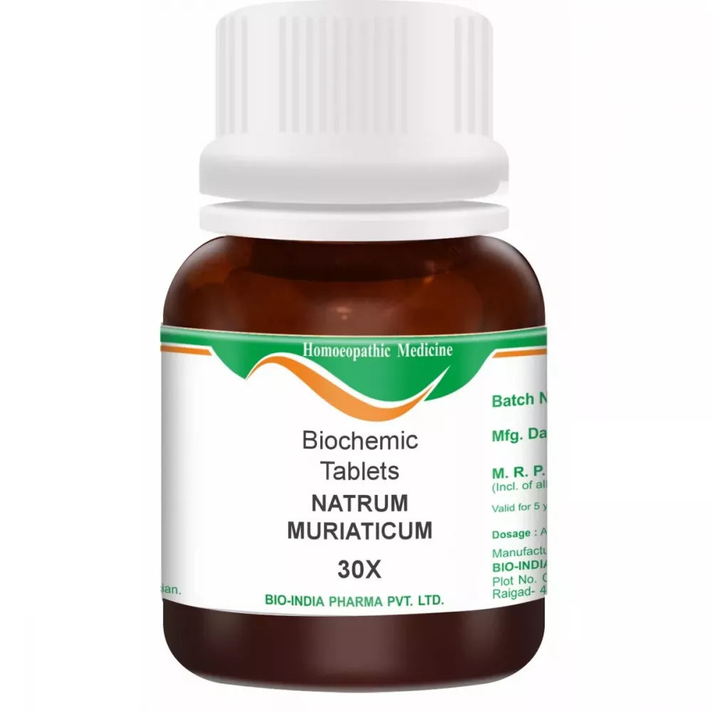 Bio India Natrum Muriaticum Biochemic Tablet