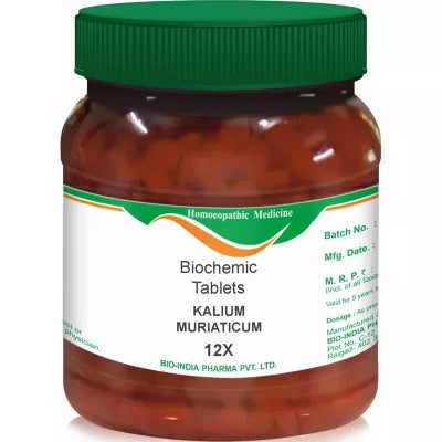 Bio India Kalium Muriaticum Biochemic Tablet