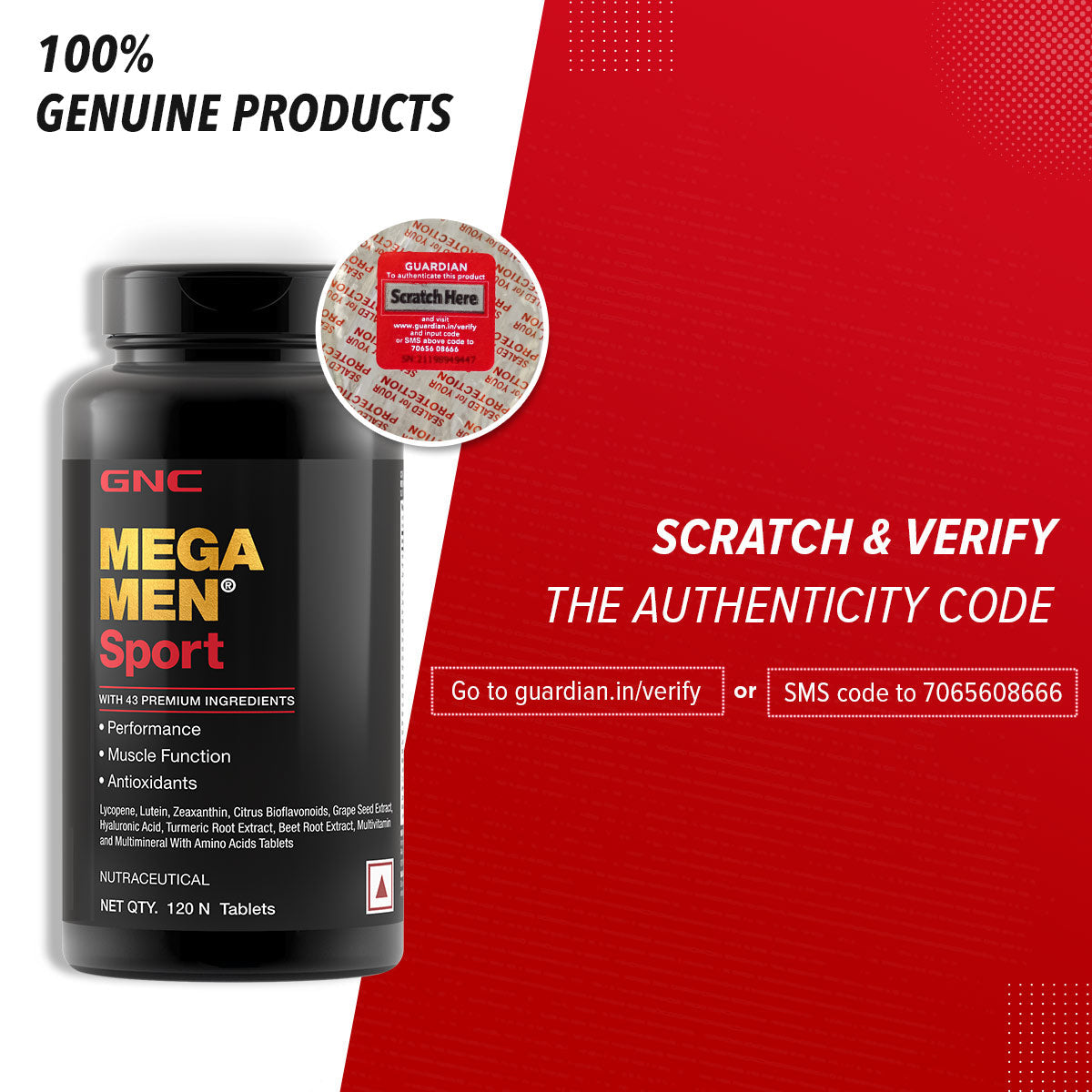 GNC Mega Men Sport Multivitamin