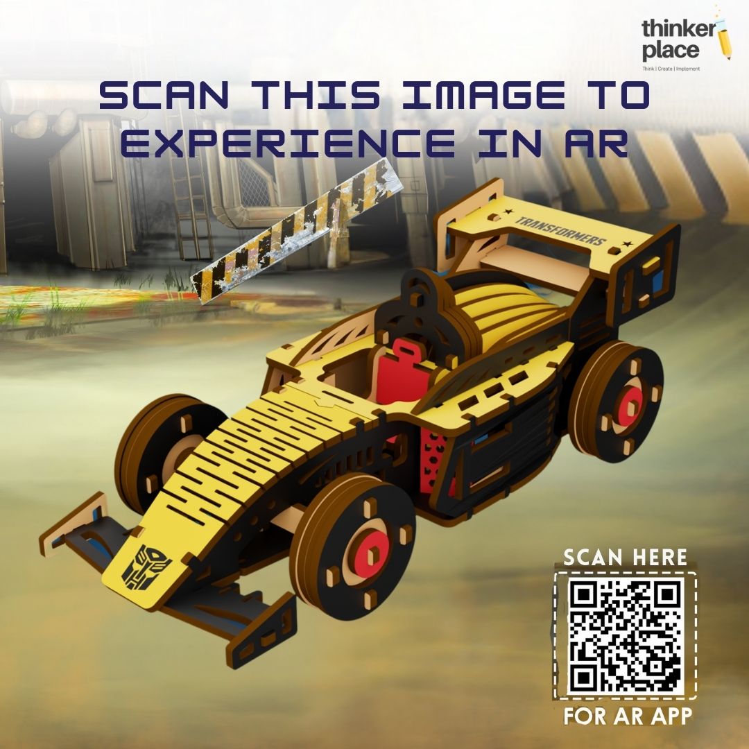 Transformers Bumblebee DIY  Race Car- Learn about Velocity