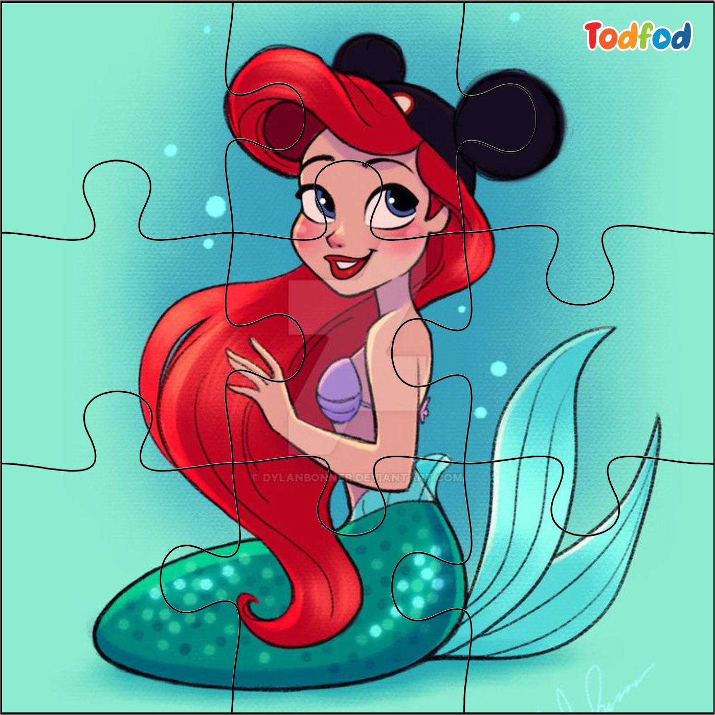 Wooden Jigsaw Puzzles - Ariel and Friends Disney Anime Cartoon Characters