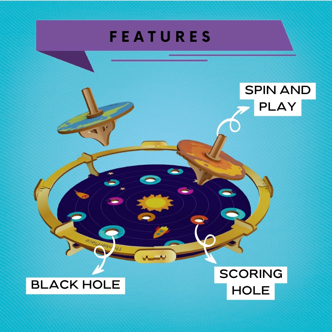 DIY Solar Spin Tops- Learn about Solar System