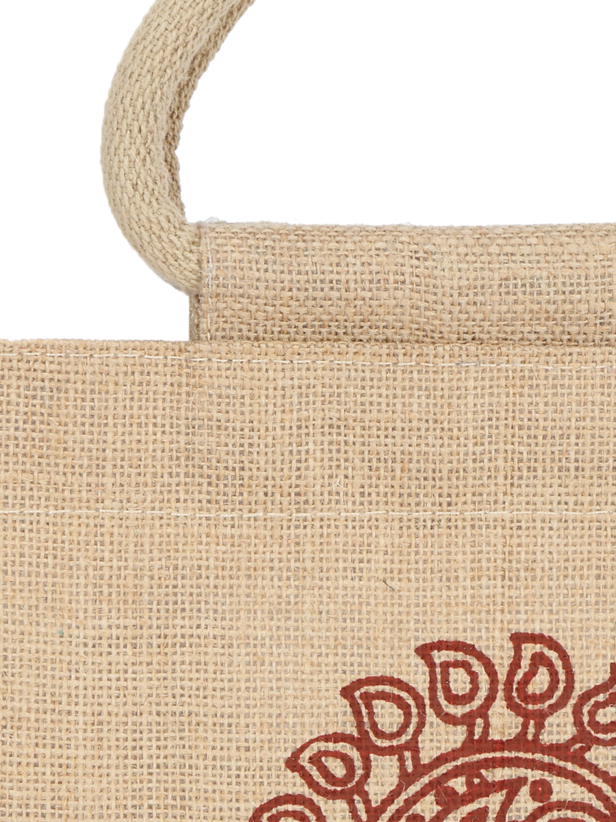 Jute Cottage Paisley Zipper Lunch Bag