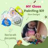 The Brainy Bear Store My Glass Painting Kit (Sun Design)