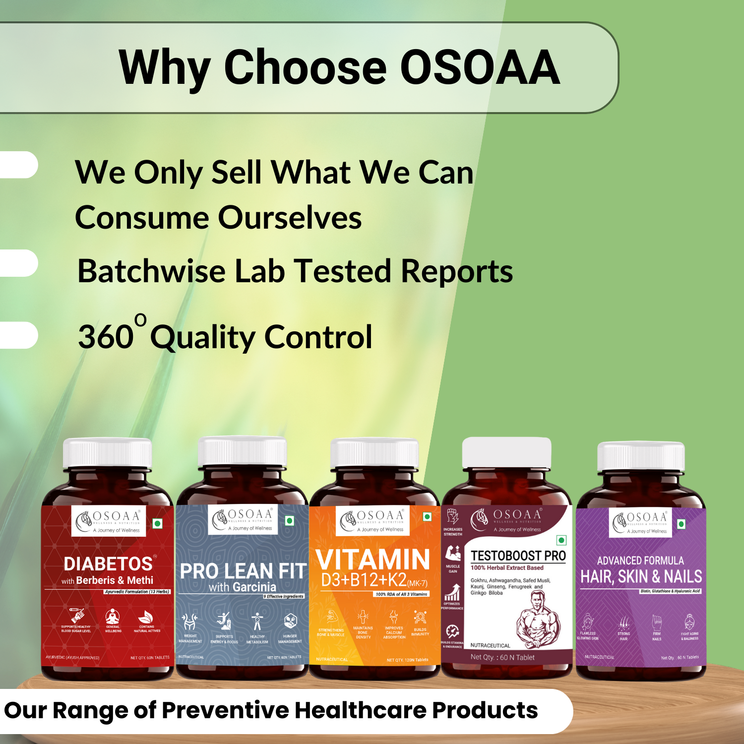 Osoaa Ayurvedic Ashwagandha 1000 mg - 60 Caps