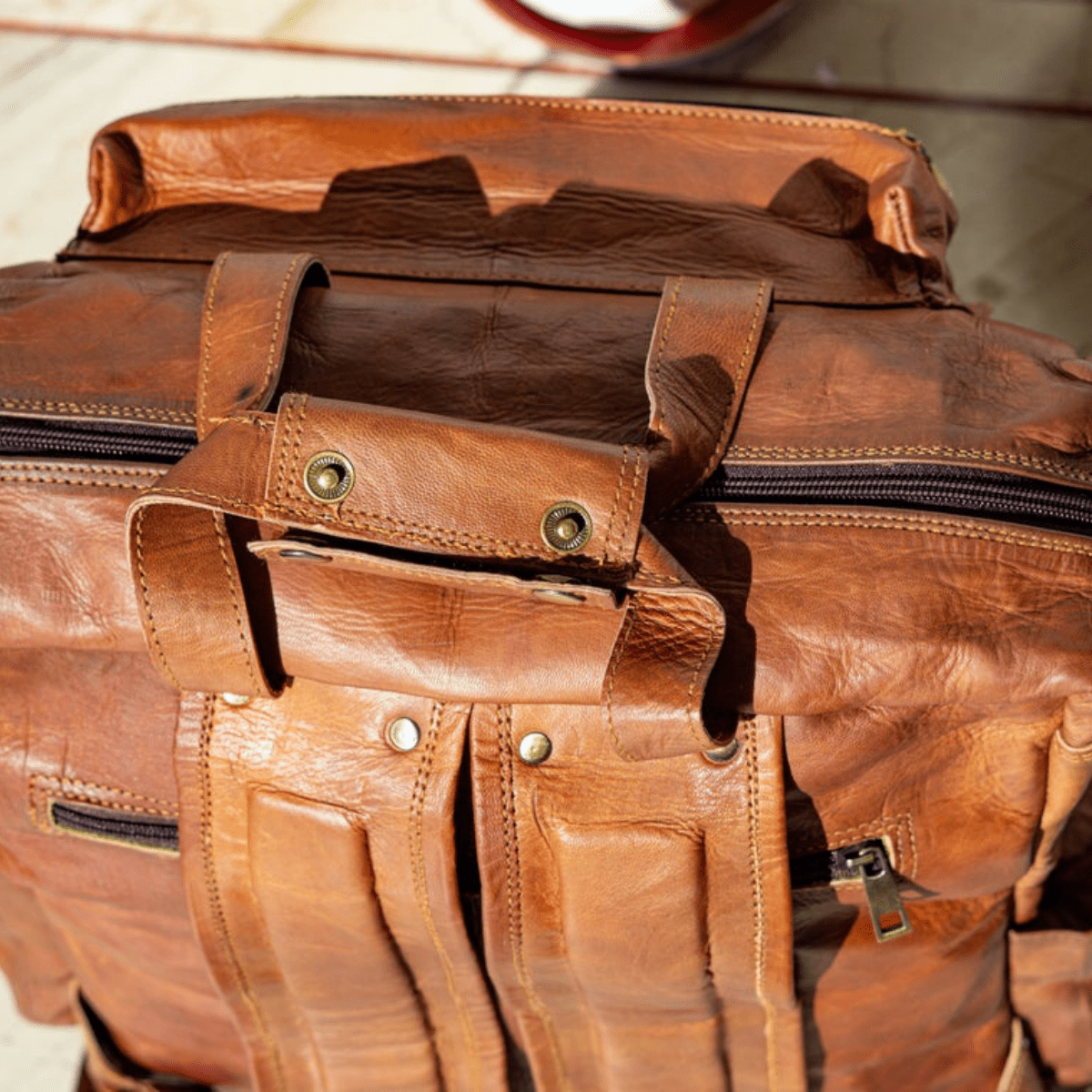 Craftshades – Seven Pocket Goat Leather Backpack | Unisex