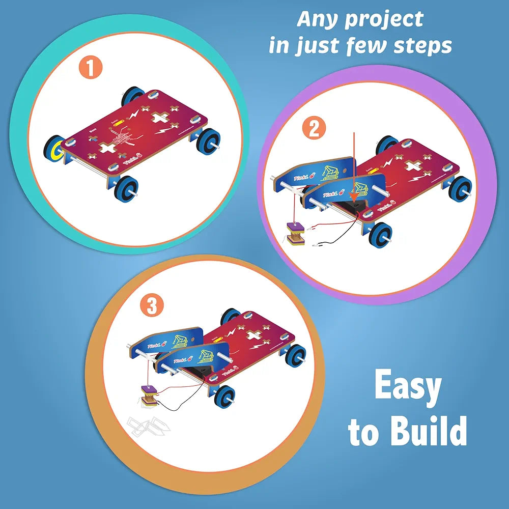 Butterfly EduFields 30In1 Science Project Kit | Birthday Gift For Boys Girls Ages 8 10 12 14 Years | 30+ Electricity Magnetism Diy Stem Projects | Educational Learning Stem Toys For 8 To 12 Year Olds