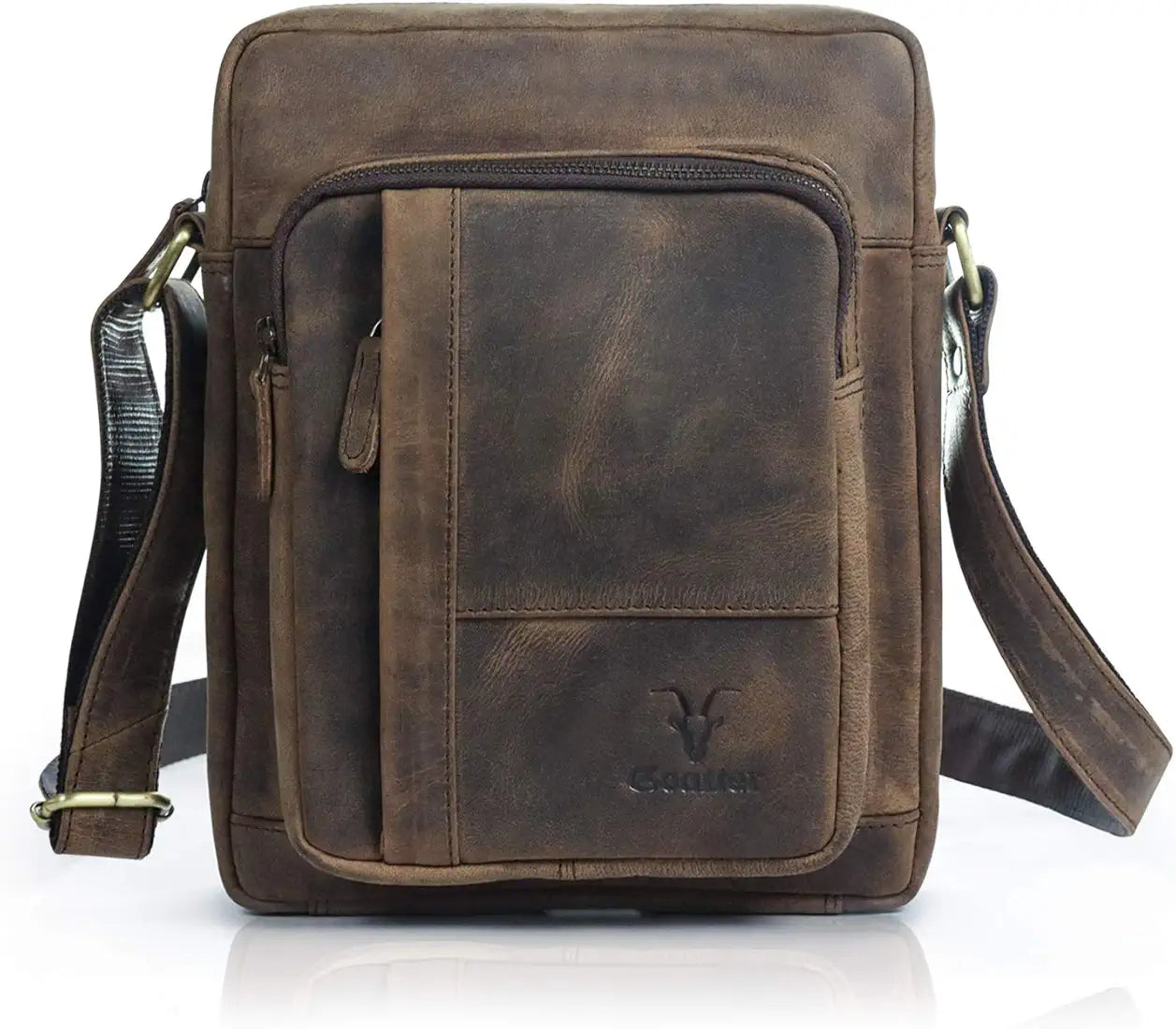 Goatter Unisex Hunter Leather Multi Pockets 11