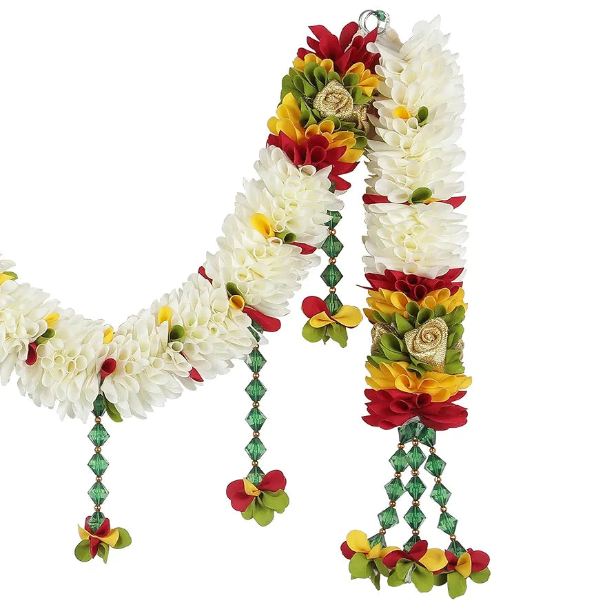 Crystal Hanging Artificial Flower Toran for Main Door Entrance