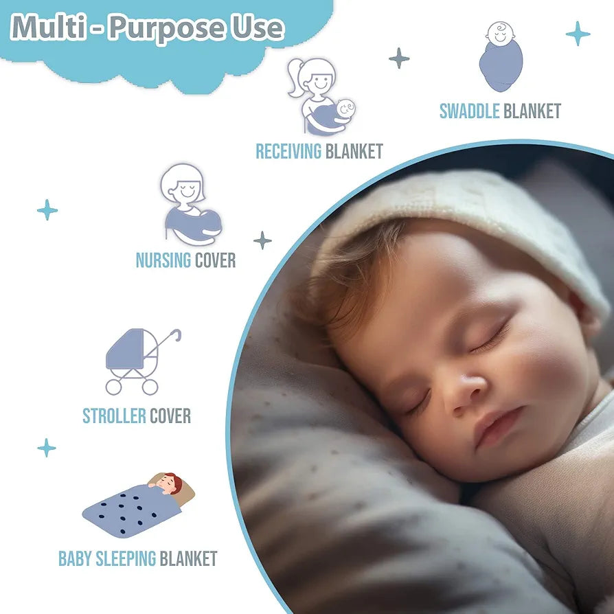 Divine Casa 120 GSM Microfiber Reversible Kids Single Bed Comforter Ultra-Soft Toddler Blanket Colour Blue Topaz