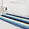 Luxe Home Jericho Runner 2500 Gsm Super Soft Microfiber Anti-Skid Washable Runner Colour Ocean 2x5 Feet