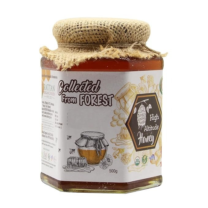 Nutriorg Certified Organic High Altitude Honey - 500 gms