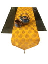 Pink Parrot Durable Polyester Silk Table Runner Colour Light Orange