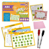 Popcorn Games & Puzzles ABC and Numbers Reusable Activity Mats with 2 Marker Pens for Ages 3-6