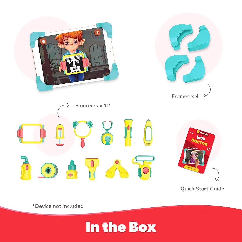 PlayShifu Tacto Doctor AR-Powered STEM Pretend Play Toys for Kids -STEM Kit with 3 Interactive Games and 100+ Fun Learning Levels 