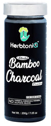 Herbtoniq Activated Bamboo Charcoal Powder Body Pack - 200 gms