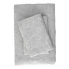 Huesland by Ahmedabad Cotton 186 TC King Size Bedsheet Cotton with 2 Pillow Covers | Grey & White