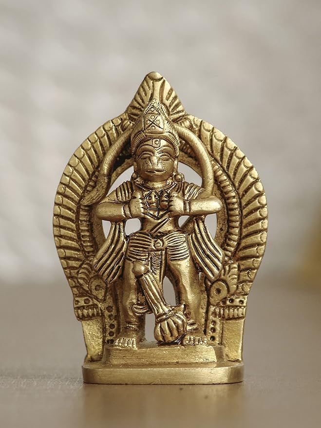 Ecraftindia Handcrafted Polyresin Bronze Finish Sita Ram Laxman Hanuman God Idols Ram Darbar Statue