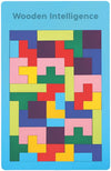 Spartan Kids Wooden Intelligence Puzzle Game for Kids Ages 3-8 - 40-Piece