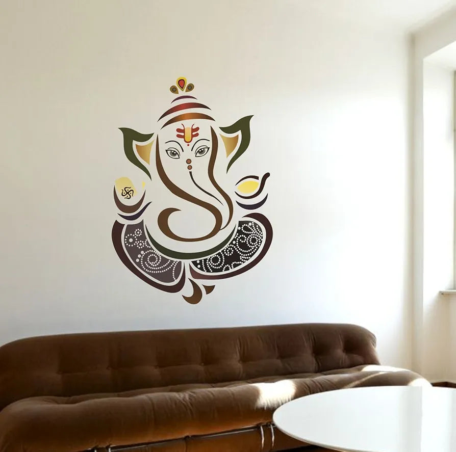 Decals Design Modern Elegant Ganesha God Wall Sticker