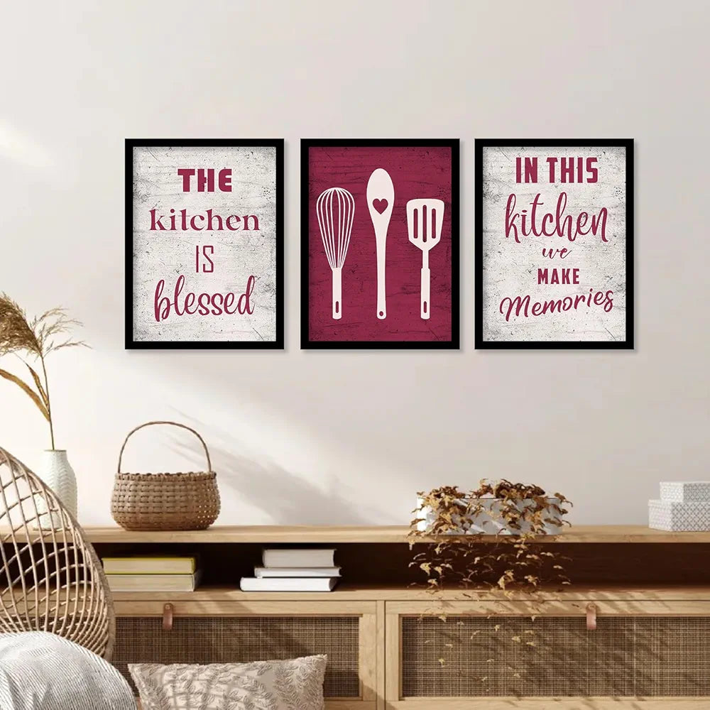 Kotart Engineered Wood Restaurant Quotes Framed Posters For Kitchen Wall Decoration Kitchen 3
