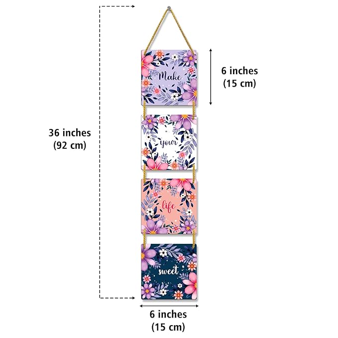 Sehaz Artworks Wooden Wall Hangings Home Decor Items Home Decoration Items - 4-0010 Medium