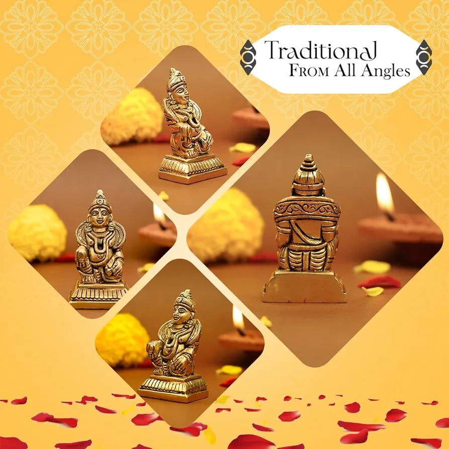 Ekhasa Pure Brass Kuber Murti  Kuber Statue for Vastu