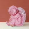 Zart Angel Girl Left Silver winged Showpiece for Home Decor Showpiece