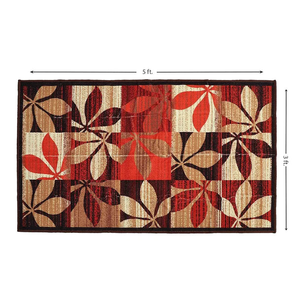 Status Contract Rugs for Living Room 3D Printed Carpet for Living Room Decor  Colour Red