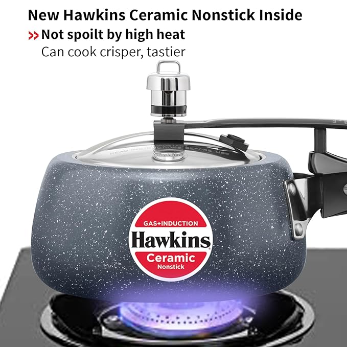 Hawkins 1.5 Litre Ceramic Nonstick Pressure Cooker