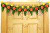 Mango Leaves and Flowers Decoration Door Toran