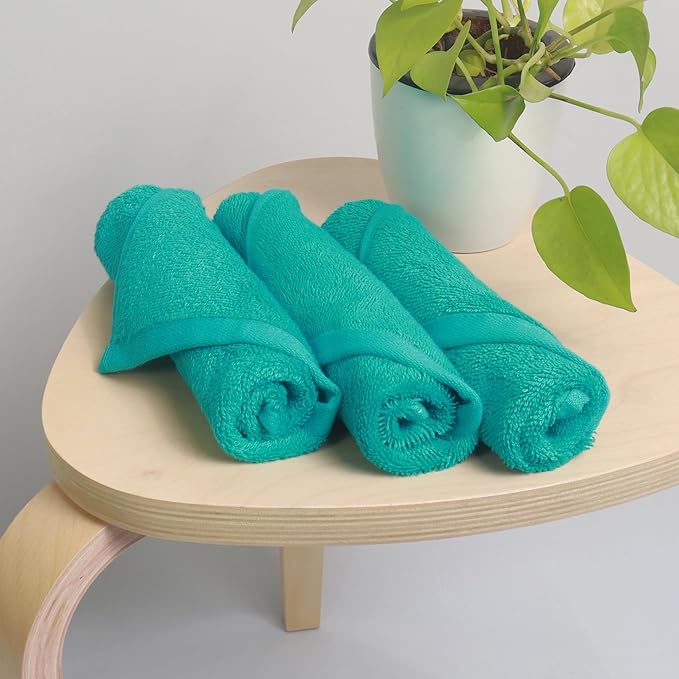 Heelium  Bamboo Face Towel Ultra Absorbent & Odour-Free 3X Softer Than Cotton Towels