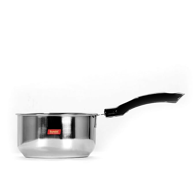 Sumeet Stainless Steel Saucepan 1.9 liters 1 Piece (White)