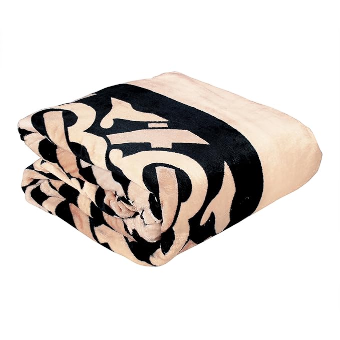 Story@Home Comforter Double Bed Blanket Double Size Blanket Beige & Black Colour