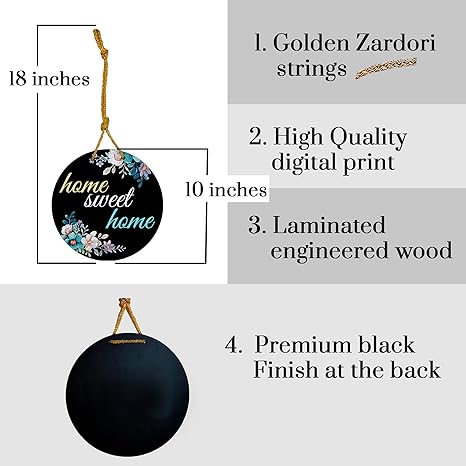 Sehaz Artworks Wooden Wall Hangings welcome home decoration Home Decor Items stylish living room