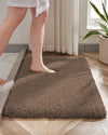 Ishro Home Premium Fuzzy Shag Carpet for Hall Rugs for Living Room Carpets for Living Room Colour Classic Brown