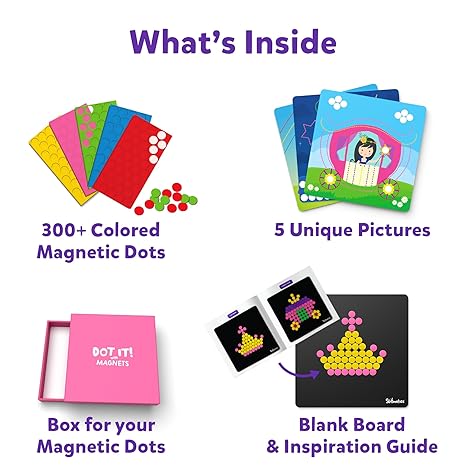 Skillmatics Art Activity Dot It With Magnets Unicorns & Princesses No Mess Repeatable Art For Kids