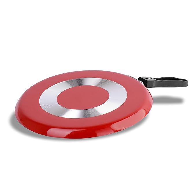 Sumeet 2.6mm Non Stick Dosa Tawa - 26.5cm Dia (Red)