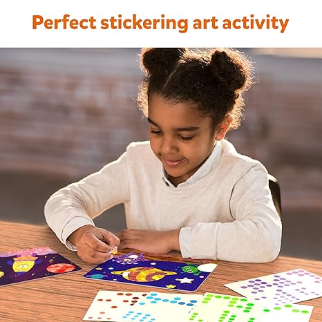 Skillmatics Art Activity Dot It Space No Mess Sticker Art for Kids Craft Kits Diy Activity
