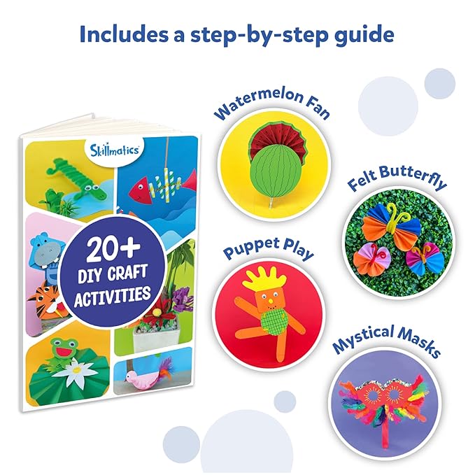 Skillmatics Ultimate Art & Craft Activity Kit Art & Craft Supplies Diy Creative Activity