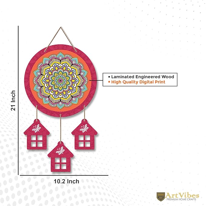 Artvibes Designer Wooden Wall Hanging Decoration Items for Home